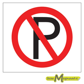 Verboden te Parkeren Stickers