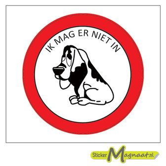 Verboden voor Honden Stickers