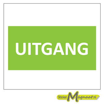 Uitgang Stickers