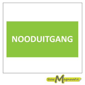 Nooduitgang Stickers
