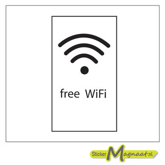 gratis wifi sticker