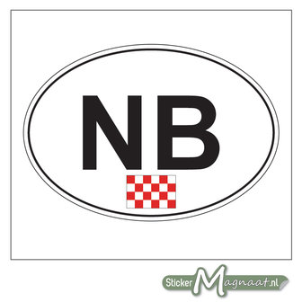 Auto Sticker Noord-Brabant