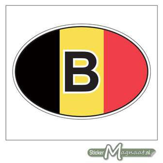 Auto Sticker Belgi&euml;