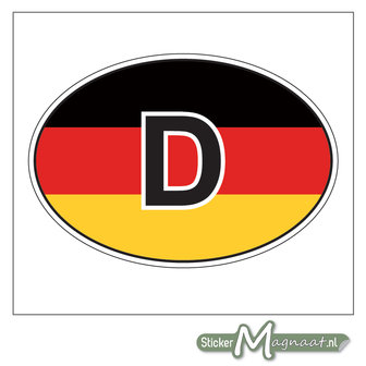 Auto Sticker Duitsland