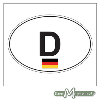 Auto Stickers Duitsland