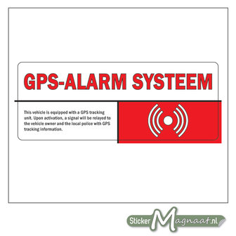 Sticker GPS Alarm Systeem