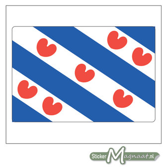 Vlag Friesland Stickers