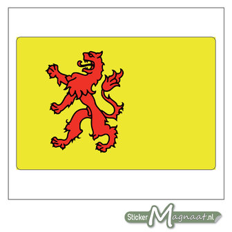 Vlag Zuid-Holland Stickers