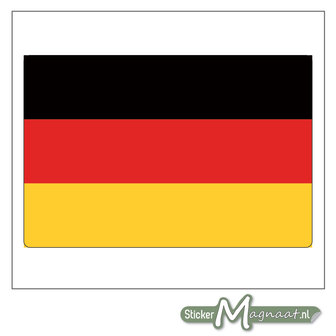 Vlag Duitsland Sticker