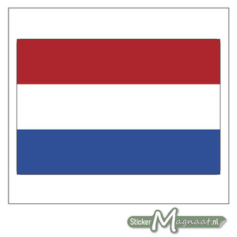 Vlag Nederland Sticker
