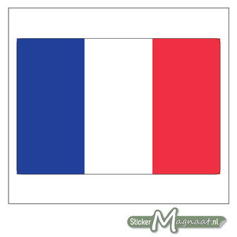 Vlag Frankrijk Sticker