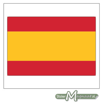 Vlag Spanje Sticker
