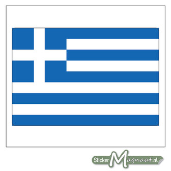Vlag Griekenland Sticker