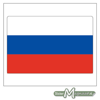 Vlag Rusland Sticker
