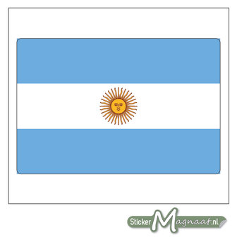 Vlag Argentini&euml; Sticker