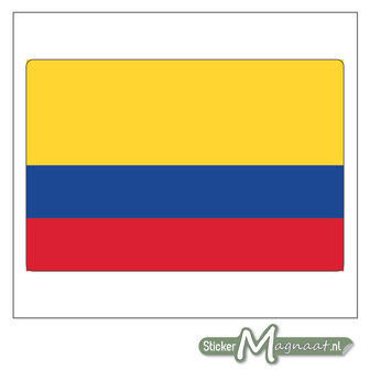 Vlag Colombia Sticker