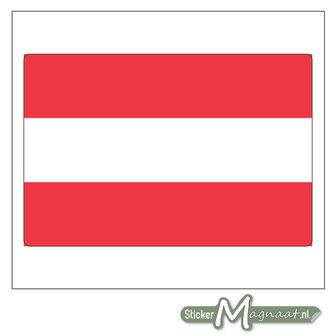 Vlag Oostenrijk Sticker