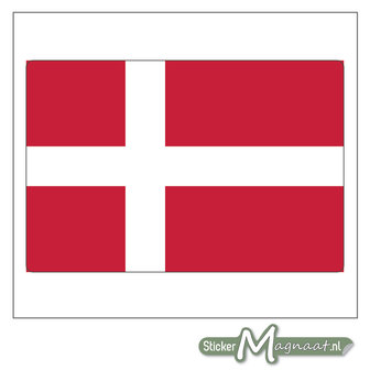 Vlag Denemarken Sticker
