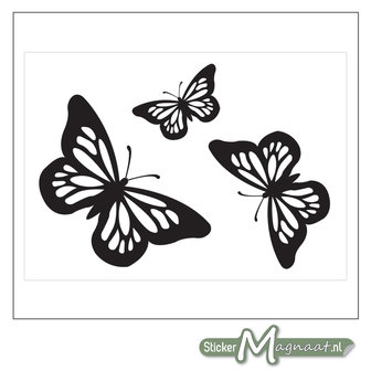 Raamdecoratie Stickers - Vlinder
