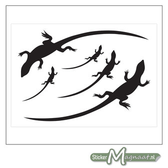 Raamdecoratie Stickers - Salamander