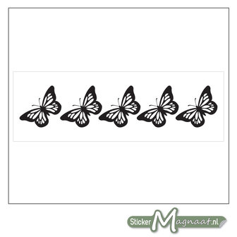 Raamdecoratie Stickers - 2 Stuks - Vlinder