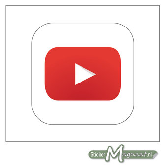 YouTube Logo Sticker