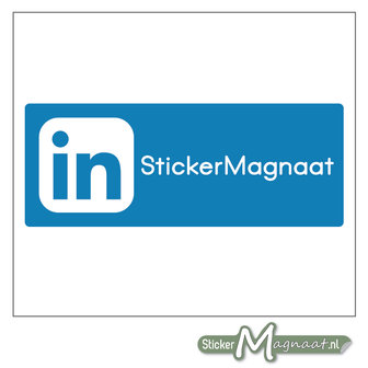 LinkedIn Sticker eigen naam