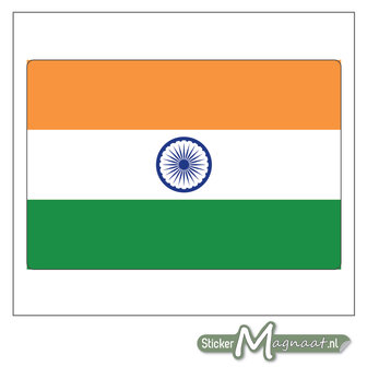 Vlag India Sticker