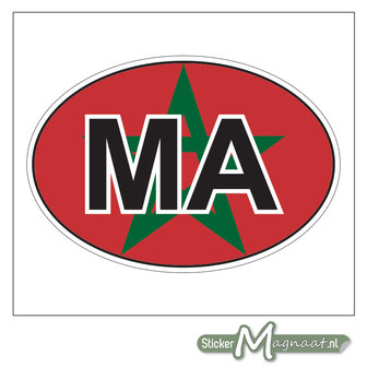 Auto Sticker Marokko