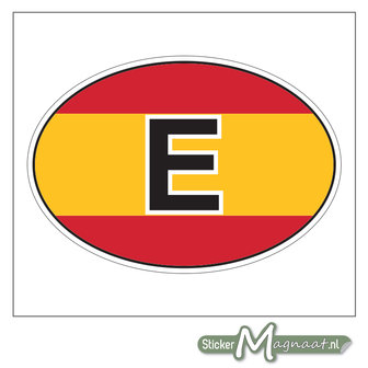 Auto Sticker Spanje