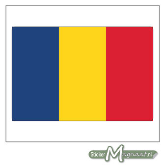 Vlag Roemeni&euml; Sticker