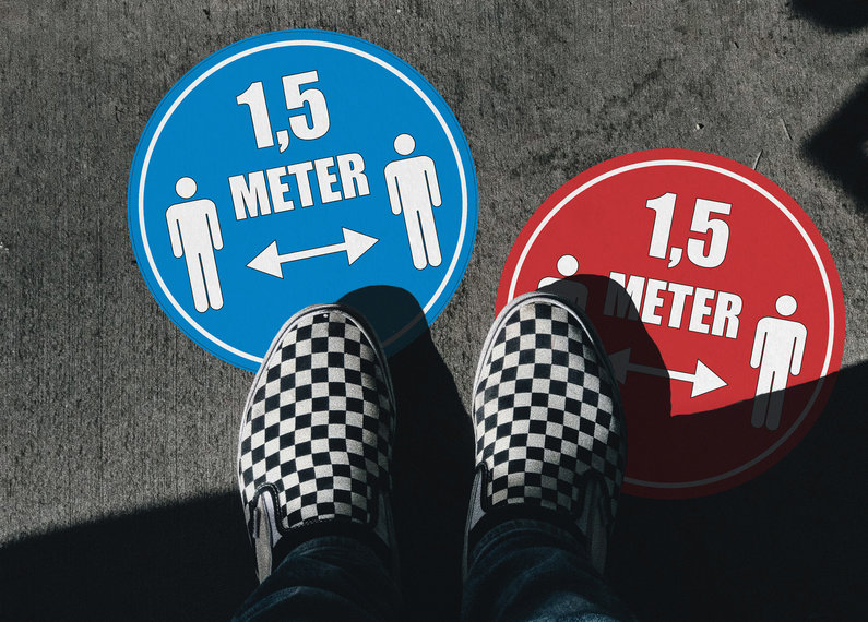 1,5 METER AFSTAND