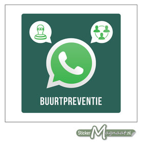 WhatsAppstickers beveiliging buurtpreventie