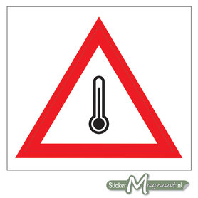 Warme Temperatuur Sticker