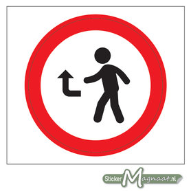 Linksom Lopen Sticker