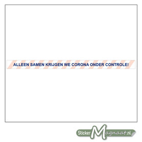 Samen Tegen Corona Sticker