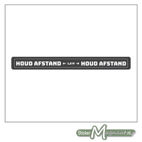 Vloersticker 1,5 Meter Afstand