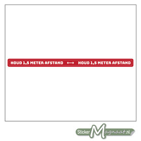 Vloerstickers 1,5 Meter Afstand Houden