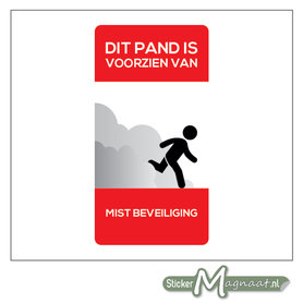 Mist Beveiliging Sticker