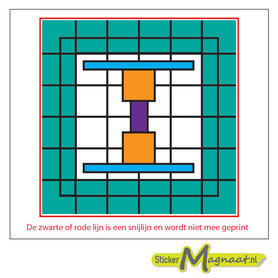 Glas in Lood Stickers - Groen