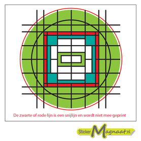Glas in Lood Stickers - Groen
