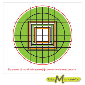 Glas in Lood Stickers - Groen