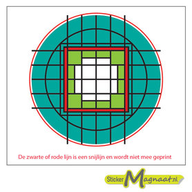 Glas in Lood Stickers - Groen