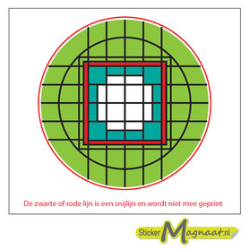 Glas in Lood Stickers - Groen