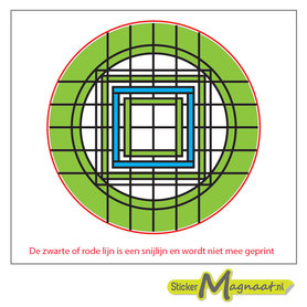 Glas in Lood Stickers - Groen