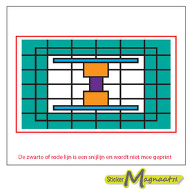 Glas in Lood Stickers - Groen