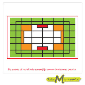 Glas in Lood Stickers - Groen