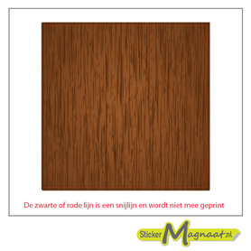 Tegelstickers - Hout - 5 Stuks