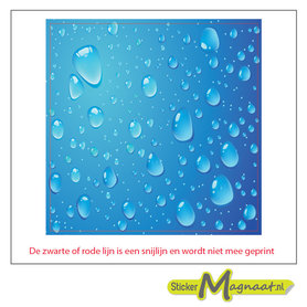 Tegelsticker waterdruppels