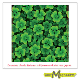 Tegelstickers - Klavertje - 5 Stuks